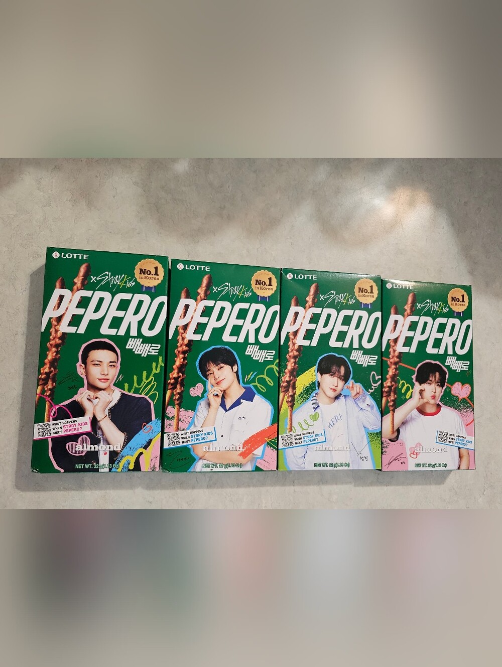 Set of Kpop Stray Kids Pepero Boxes